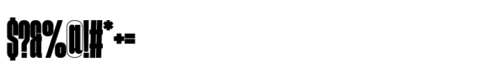 Phill Compressed Extra Bold Font OTHER CHARS