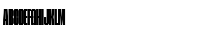 Phill Compressed Extra Bold Font UPPERCASE