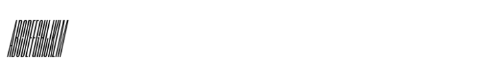 Phill Compressed Extra Light Slanted Font UPPERCASE