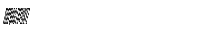 Phill Compressed Extra Light Slanted Font UPPERCASE