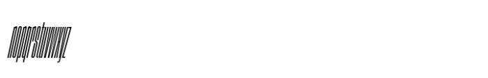 Phill Compressed Extra Light Slanted Font LOWERCASE