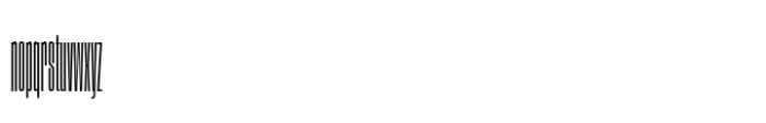 Phill Compressed Extra Light Font LOWERCASE