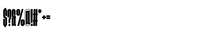 Phill Compressed Semibold Font OTHER CHARS