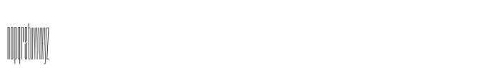 Phill Compressed Thin Font LOWERCASE