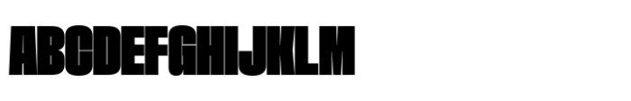Phill Condensed Black Font UPPERCASE