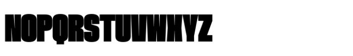 Phill Condensed Black Font UPPERCASE