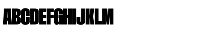 Phill Condensed Extra Bold Font UPPERCASE