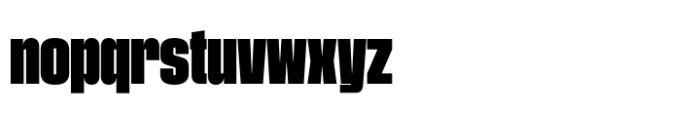 Phill Condensed Extra Bold Font LOWERCASE