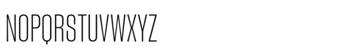 Phill Condensed Extra Light Font UPPERCASE
