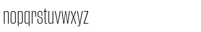 Phill Condensed Extra Light Font LOWERCASE
