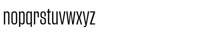 Phill Condensed Light Font LOWERCASE