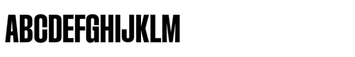 Phill Condensed Semibold Font UPPERCASE