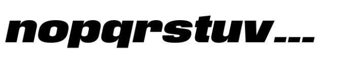 Phill Expanded Bold Slanted Font LOWERCASE