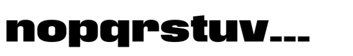 Phill Expanded Bold Font LOWERCASE
