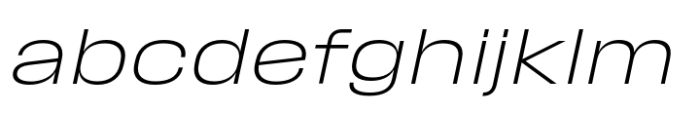 Phill Expanded Extra Light Slanted FONT