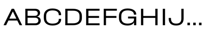 Phill Expanded Light Font UPPERCASE