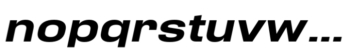 Phill Expanded Medium Slanted Font LOWERCASE