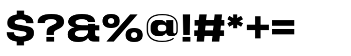 Phill Expanded Medium Font OTHER CHARS
