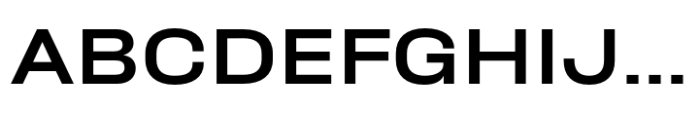 Phill Expanded Regular Font UPPERCASE
