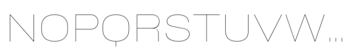 Phill Expanded Thin Font UPPERCASE