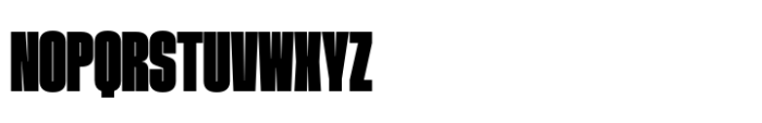 Phill Extra Condensed Black Font UPPERCASE