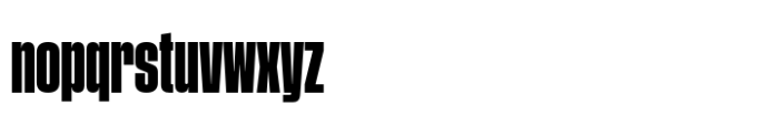 Phill Extra Condensed Bold Font LOWERCASE