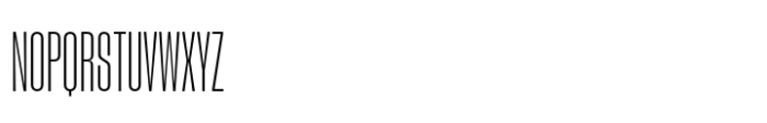 Phill Extra Condensed Extra Light Font UPPERCASE