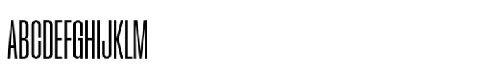 Phill Extra Condensed Light Font UPPERCASE