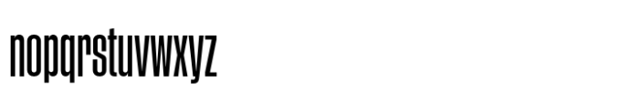 Phill Extra Condensed Regular Font LOWERCASE