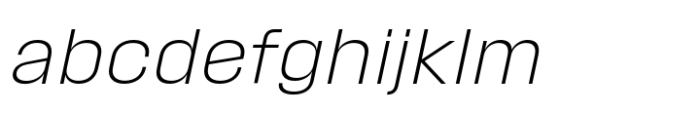Phill Extra Light Slanted FONT