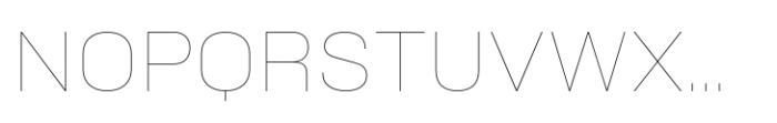 Phill Large Thin Font UPPERCASE