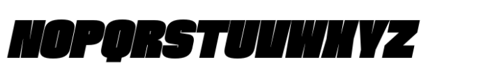 Phill Normal Black Slanted Font UPPERCASE