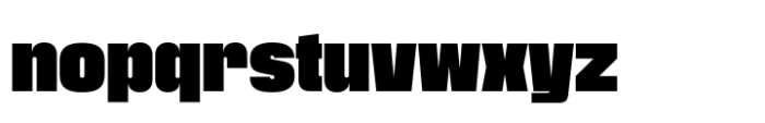 Phill Normal Extra Bold Font LOWERCASE
