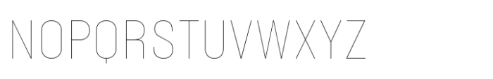 Phill Normal Thin Font UPPERCASE