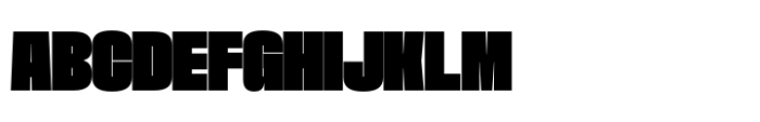 Phill Semi Condensed Black Font UPPERCASE