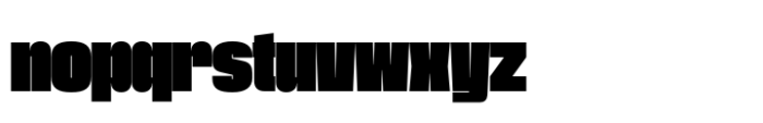 Phill Semi Condensed Black Font LOWERCASE