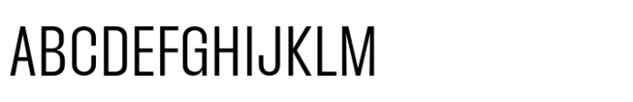 Phill Semi Condensed Light Font UPPERCASE