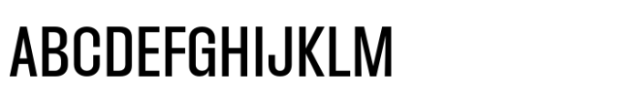 Phill Semi Condensed Regular Font UPPERCASE