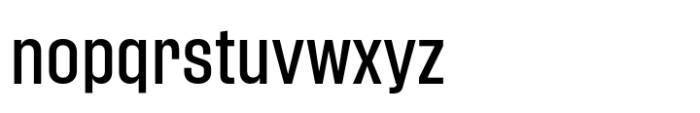 Phill Semi Condensed Regular Font LOWERCASE