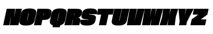 Phill Semi Large Black Slanted Font UPPERCASE