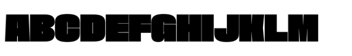 Phill Semi Large Black Font UPPERCASE