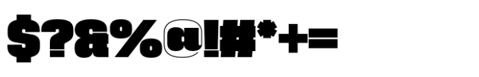 Phill Semi Large Extra Bold Font OTHER CHARS