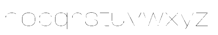 Phill Soft Large Thin Font LOWERCASE