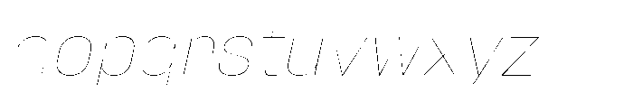 Phill Soft Semi Large Thin Slanted Font LOWERCASE