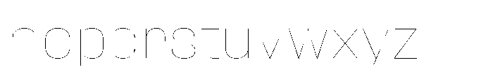 Phill Soft Semi Large Thin Font LOWERCASE
