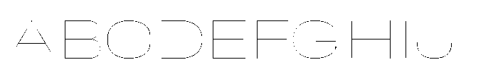 Phill Soft Wide Thin Font UPPERCASE