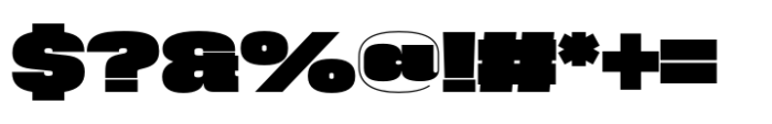 Phill Wide Extra Bold Font OTHER CHARS
