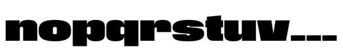 Phill Wide Extra Bold Font LOWERCASE