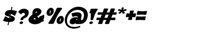 Philly Ponky Italic Font OTHER CHARS