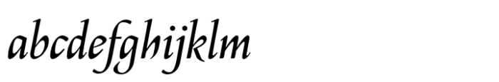 Philomela Italic Light Font LOWERCASE